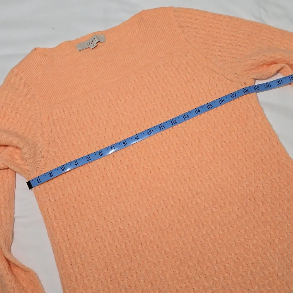 Loft Peach Color Tunic Sweater - Picture 5 of 7